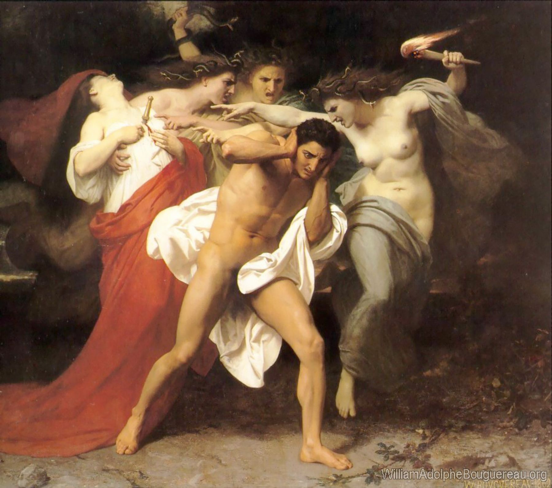 Les Remords d'Oreste (The Remorse of Orestes, Orestes Pursued by the Furies)